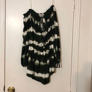 Off the shoulder romper